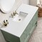 James Martin Vanities Breckenridge 48in Single Vanity, Smokey Celadon w/ 3 CM White Zeus Top 330-V48-SC-3WZ - alternate 3